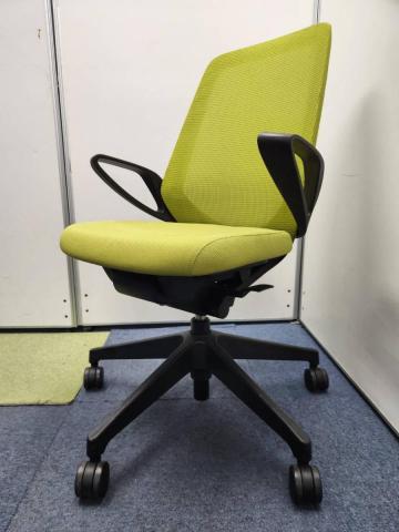 【中古】ノート KJ-176JB-T1Q6 イトーキ（ITOKI） 肘付ハイバックチェア