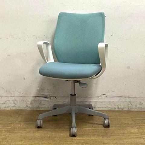 【中古】CG-M メッシュ CG12WR FZK6 オカムラ（okamura） 肘付ローバックチェア