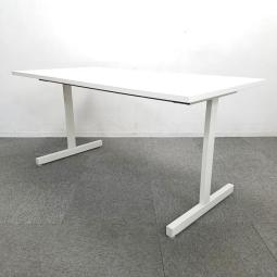 ☆W1500mm！【４名様ご使用推奨サイズ！】■ウチダ　ノティオシリーズ　ミーティングテーブル　W1500×D750mm　ホワイト　T字脚　■ちょっとした会議や休憩スペースにも！【UCHIDA　 notio】