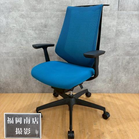 【中古】デュオラ メッシュ CRS-G3000E6 コクヨ（KOKUYO） 肘付ハイバックチェア