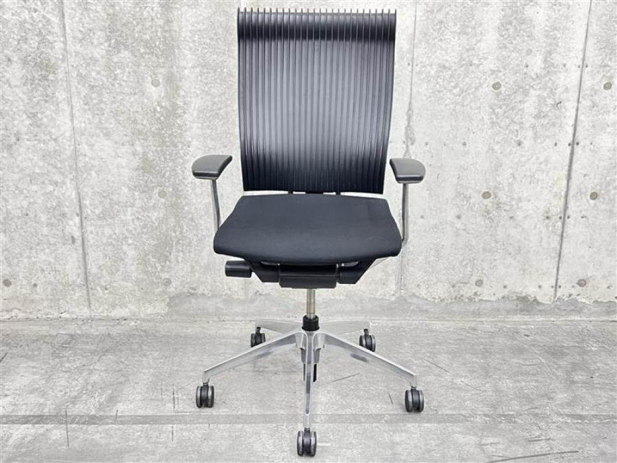 中古】スピーナチェア（エラストマー） イトーキ/ITOKI 肘付ハイバック