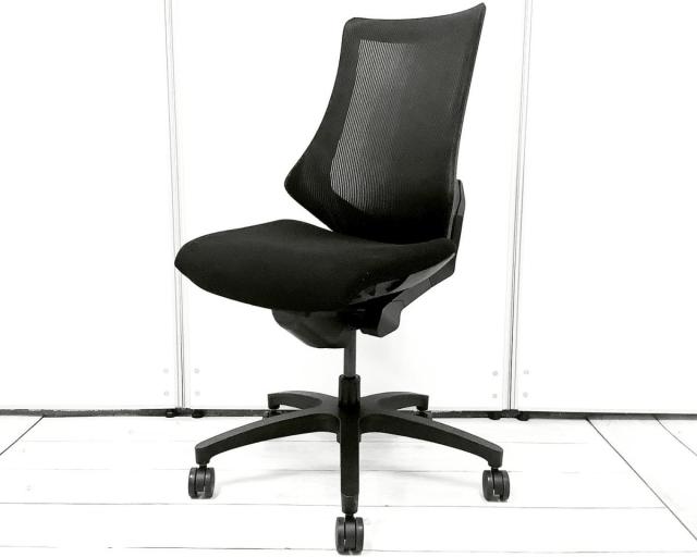【中古】エフメッシュ KG-170JA1　T1T5 イトーキ（ITOKI） 肘無ハイバックチェア