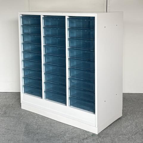 【中古】エディア BWU-PA249SAWN コクヨ（KOKUYO） ローキャビネット／クリスタルトレー