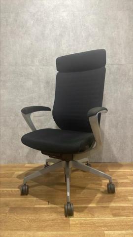 【中古】エピオスチェア KE-415GBEZ5T1T1 イトーキ（ITOKI） 肘付ハイバックチェア