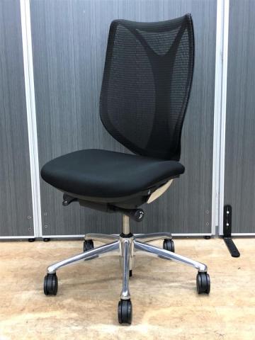 【中古】サブリナ  オカムラ（okamura） 肘無ハイバックチェア