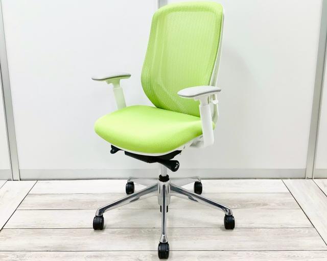 【中古】シルフィーメッシュ C685BW-FMP5 オカムラ（okamura） 肘付ハイバックチェア