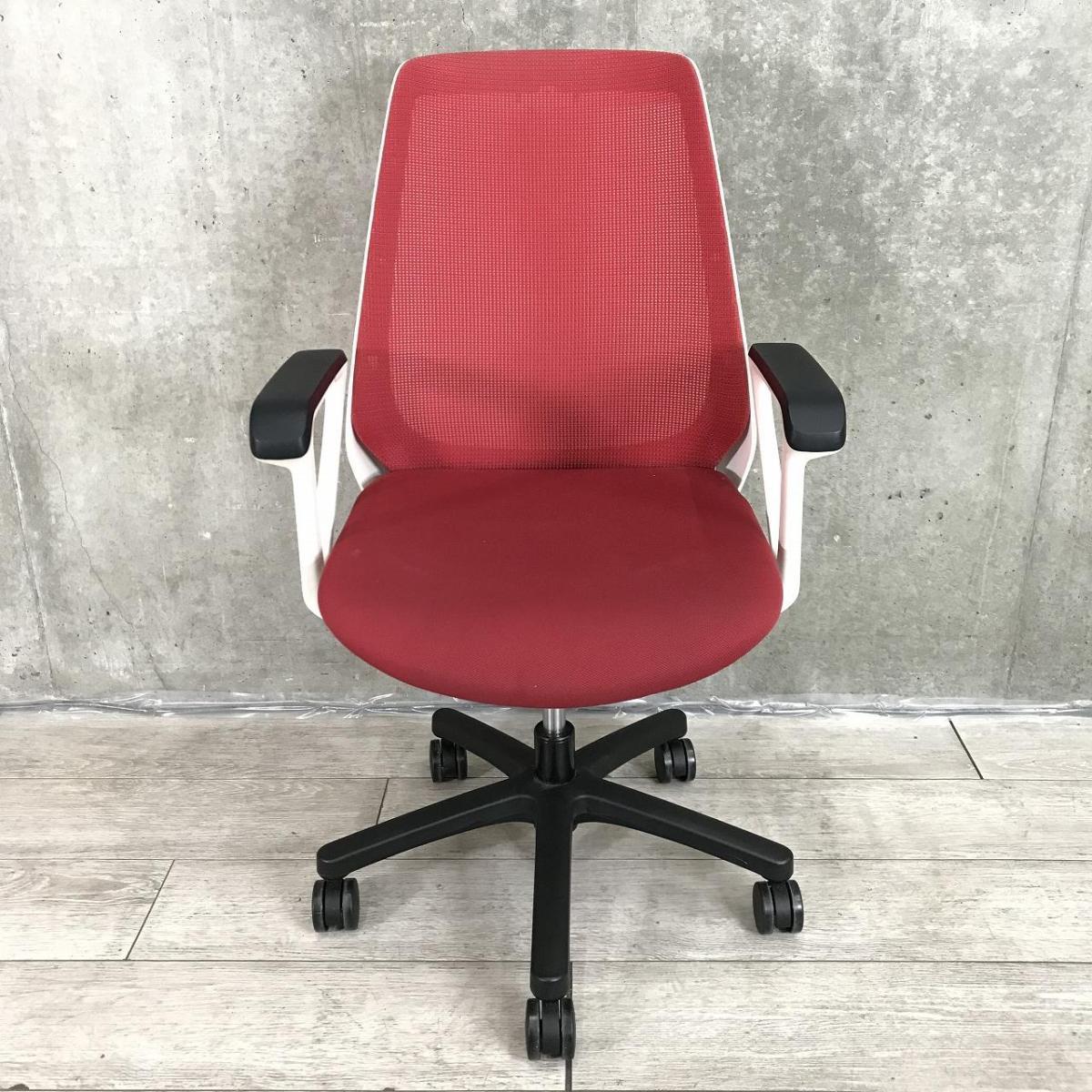 GMEH173G○ITOKI / イトーキ nona ノナチェア 17年製 ハイ 中古】ノナ KZ-330JB-W9M4 イトーキ/ITOKI 肘付ハイバックチェア