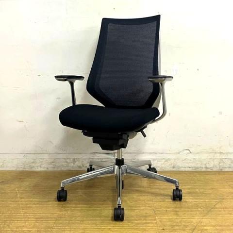 【中古】デュオラ メッシュ CRS-G3000E1 コクヨ（KOKUYO） 肘付ハイバックチェア