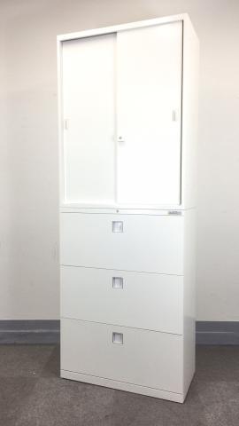 【中古】レクトライン  オカムラ（okamura） ハイキャビネット／その他