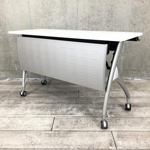 【中古】リリッシュ2 THVP-124LN-W9 イトーキ（ITOKI） スタックテーブル(長机/折りたたみ/会議用)