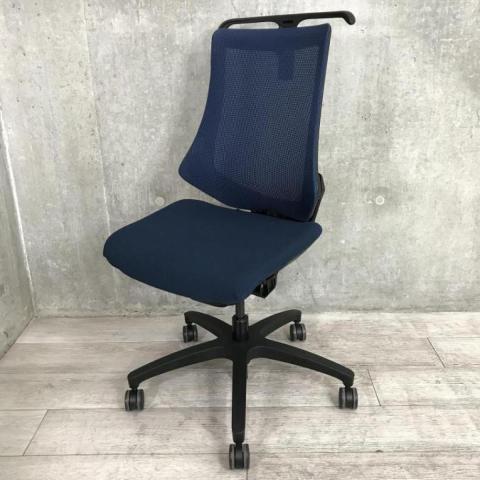 【中古】エフメッシュ  イトーキ（ITOKI） 肘無ハイバックチェア