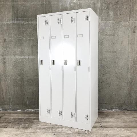 【中古】TLKロッカー TLK-S4 豊国工業 4人用更衣ロッカー