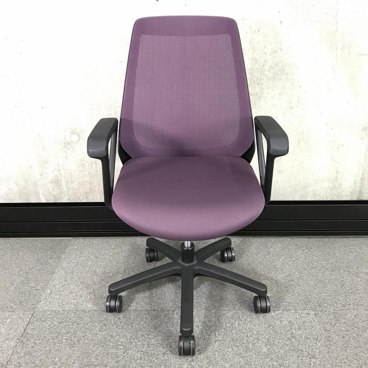 中古】ノナ KZ-330PV-T1X7 イトーキ/ITOKI 肘付ハイバックチェア