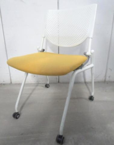 【中古】プロスタック 8140WZ-FXN5 オカムラ（okamura） ネスティングチェア