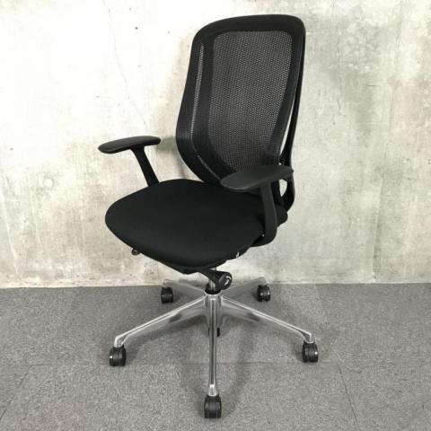 【中古】シルフィーメッシュ C645BR-FMP1 オカムラ（okamura） 肘付ハイバックチェア