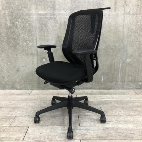 【中古】シルフィーメッシュ C686XR FMP1 オカムラ（okamura） 肘付ハイバックチェア
