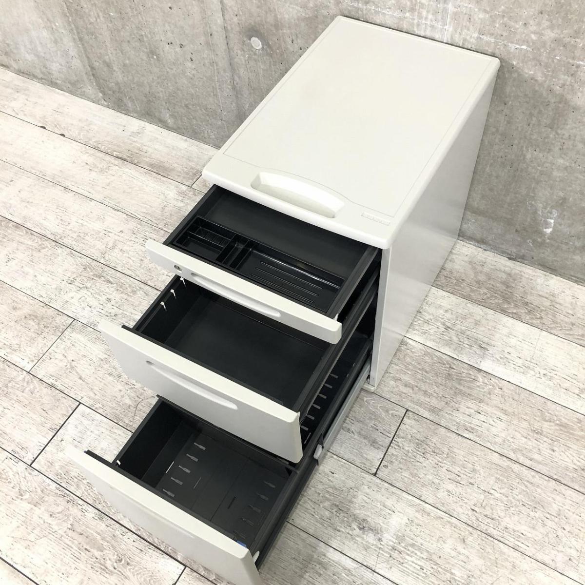 中古】SD DS33XJ Z421 オカムラ/okamura ワゴン3段 561628 - 中古