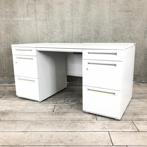 【中古】スカエナ 5-110-6600 ウチダ（UCHIDA) 両袖机