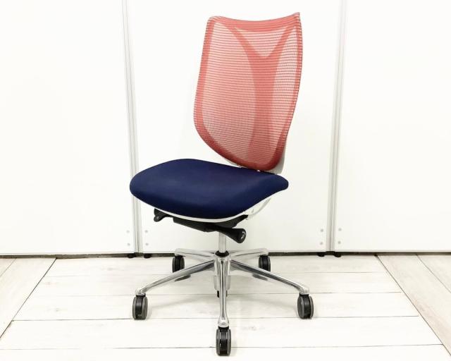 【中古】サブリナ  オカムラ（okamura） 肘無ハイバックチェア