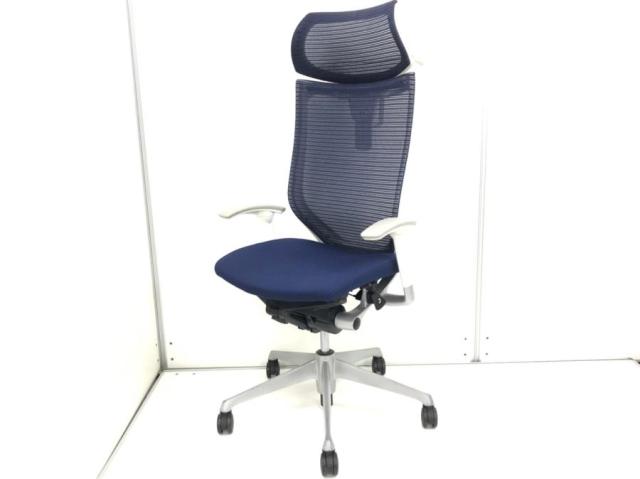 【中古】バロンチェア  オカムラ（okamura） 肘付ハイバックチェア
