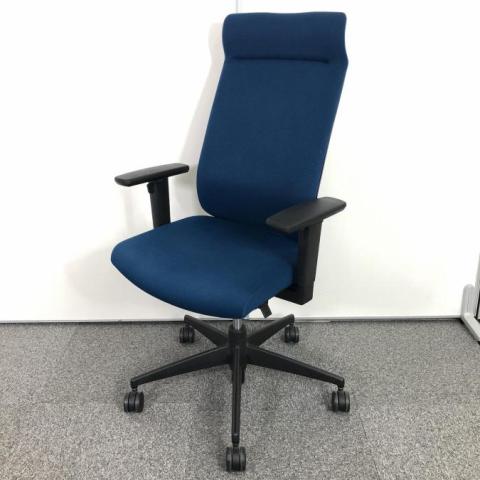 【中古】ウィザード2  コクヨ（KOKUYO） 肘付ハイバックチェア