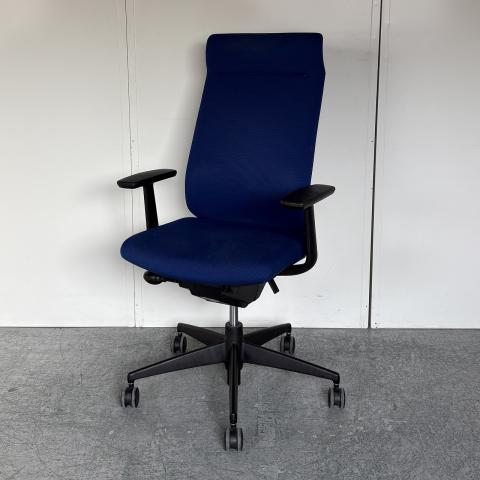 【中古】ウィザードチェア  コクヨ（KOKUYO） 肘付ハイバックチェア