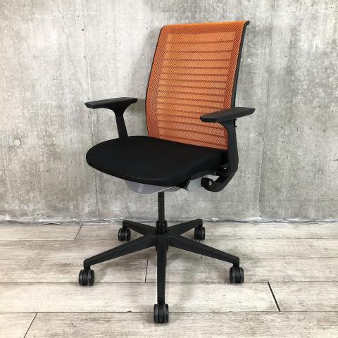 【中古】シンクチェア（2015年以降モデル）  Steelcase（スチールケース） 肘付ハイバックチェア
