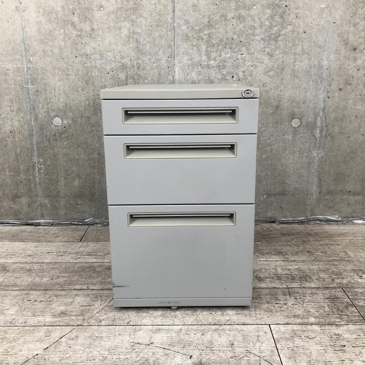 中古】Feed-n ウチダ/UCHIDA ワゴン3段 561737 - 中古オフィス家具なら