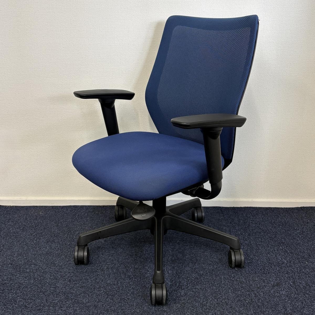 【メッシュのCG-Mが入荷しました！】オカムラ製　CG-Mシリーズ　ブルーカラー　背もたれメッシュ仕様　肘付きローバックチェア！！【AD】
                        CG-M メッシュ
                                    中古
            