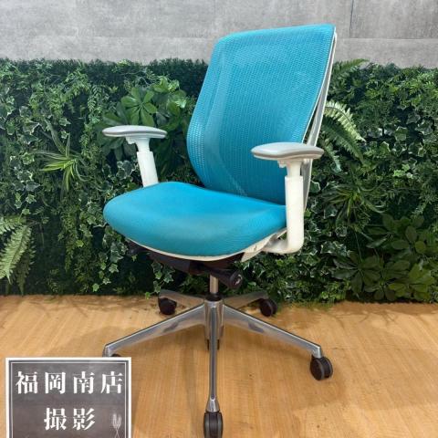 【中古】シルフィー C685BW FMR6 オカムラ（okamura） 肘付ハイバックチェア