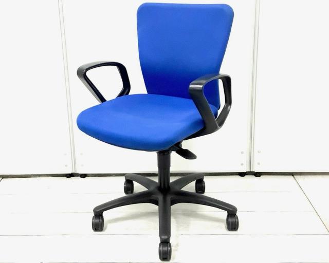 【中古】カロッツァチェア CK43ZR-FS16 オカムラ（okamura） 肘付ローバックチェア