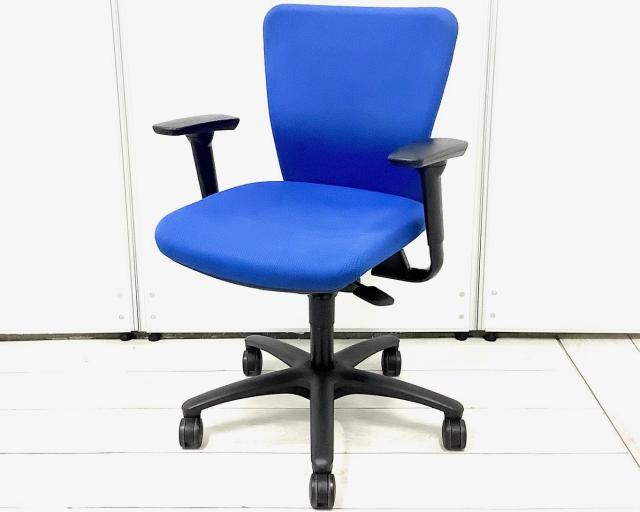 【中古】カロッツァチェア CK93ZR-FS16 オカムラ（okamura） 肘付ローバックチェア