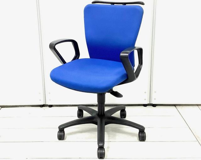 【中古】カロッツァチェア CK44ZR-FS16 オカムラ（okamura） 肘付ローバックチェア