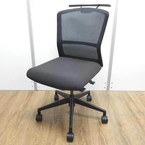 【中古】エルフィ  ウチダ（UCHIDA) 肘無ミドルバックチェア