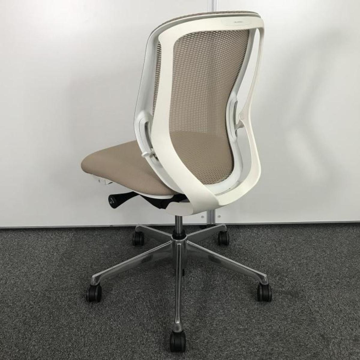 中古】シルフィーメッシュ オカムラ/okamura 肘無ローバックチェア