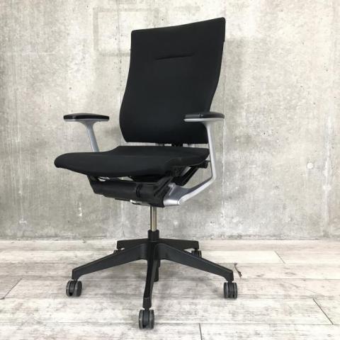 【中古】スピーナチェア  イトーキ（ITOKI） 肘付ハイバックチェア