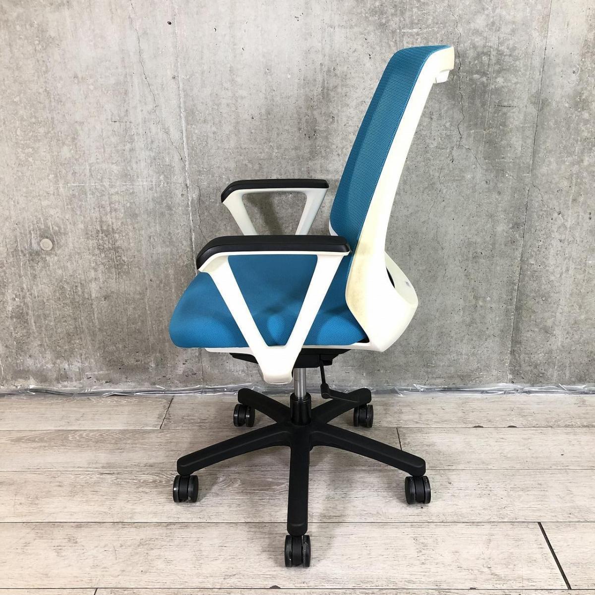 中古】ノナ KZ-330JB-W9A3 イトーキ/ITOKI 肘付ハイバックチェア