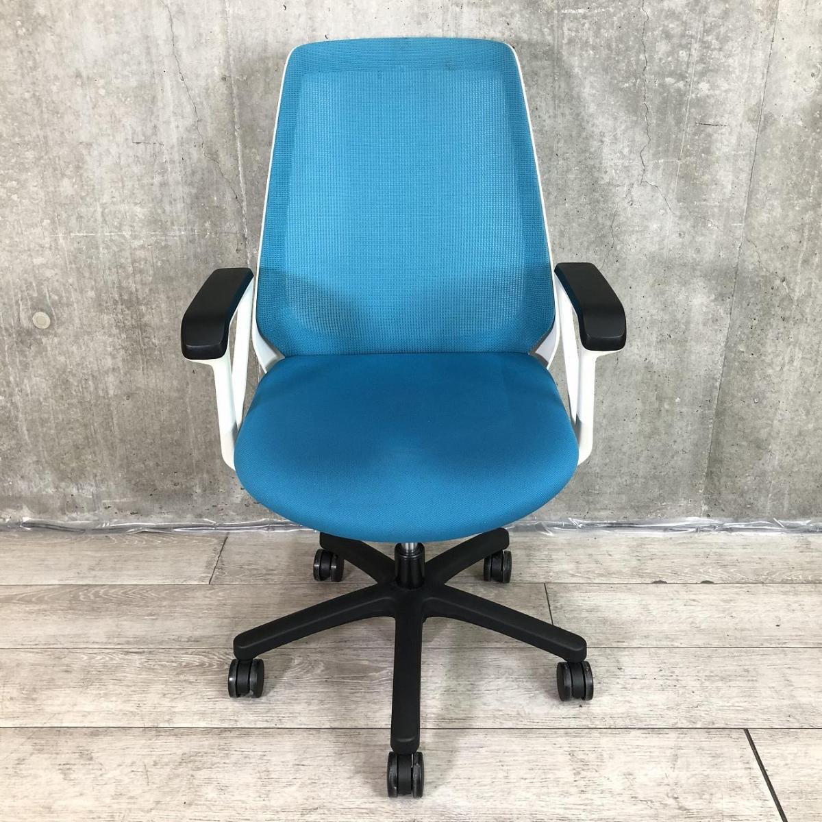 中古】ノナ KZ-330JB-W9A3 イトーキ/ITOKI 肘付ハイバックチェア