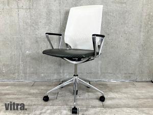 vitra/ヴィトラ　MEDA /メダ チェア　ホワイトｘダークグレー　メッシュｘ本革　アルベルト・メダ