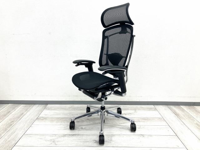 【中古】コンテッサ セコンダ CC85BS FPG1 オカムラ（okamura） 肘付ハイバックチェア