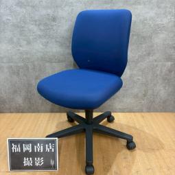 ★訳アリ/背面破れ箇所有★　コクヨ製のオフィスチェア【セディスタチェア/肘なしローバック/ブルー】が値下されました！
