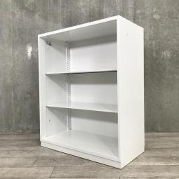 【見える化とコスパにフォーカスしたオープン書庫！人気シリーズのオープンキャビネット！】■コクヨ製　EDIA（エディア）　オープンローキャビネット　■ホワイト　奥行400タイプ【AD】