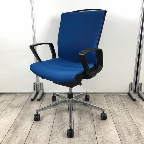 【中古】プント CRS-G2420F6 コクヨ（KOKUYO） 肘付ローバックチェア