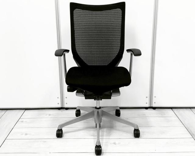 【中古】バロンチェア CP45DR FDF1 オカムラ（okamura） 肘付ハイバックチェア