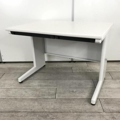 ■イトーキ(ITOKI)製　■CZNシリーズ　■平机　■引き出し付　■W1000×D700㎜　■ホワイト 【弊社使用欄：A01047048】