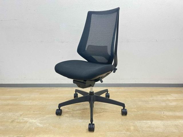 【中古】デュオラ メッシュ CRSG3000E6N コクヨ（KOKUYO） 肘無ハイバックチェア