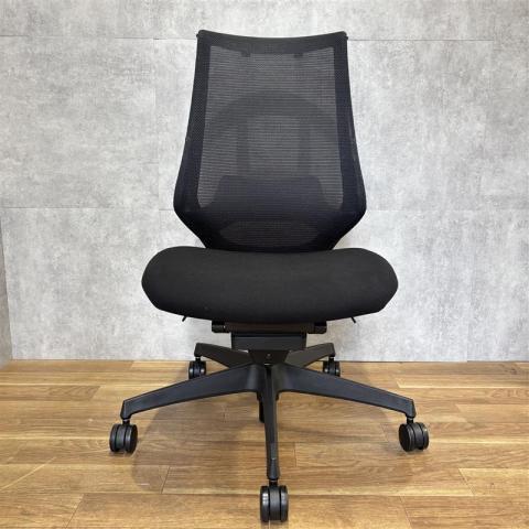【中古】デュオラ メッシュ  コクヨ（KOKUYO） 肘無ハイバックチェア