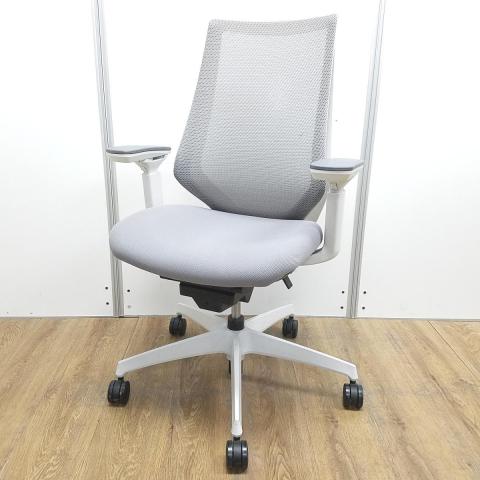 【中古】デュオラ メッシュ  コクヨ（KOKUYO） 肘付ハイバックチェア