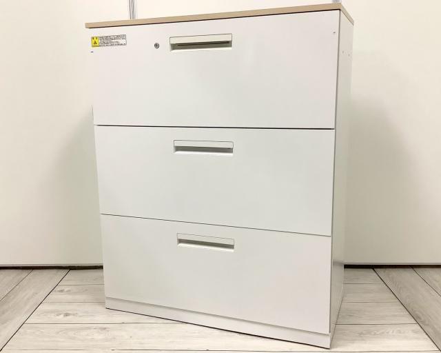 【中古】HSシリーズ HS LA-10（C）/ 5-821-7352 +　UT-9045LF / 5-858-6033 ウチダ（UCHIDA) ローキャビネット／ラテラル