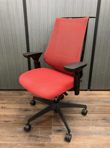 【中古】デュオラ メッシュ  コクヨ（KOKUYO） 肘付ハイバックチェア